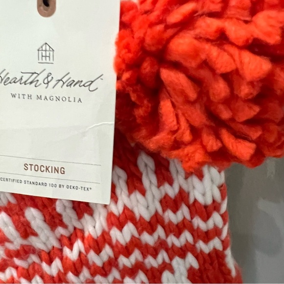 NWT Magnolia (Chip and Joanne Gaines) Hearth and Hand Set of 2 Holiday Stockings - Picture 6 of 6